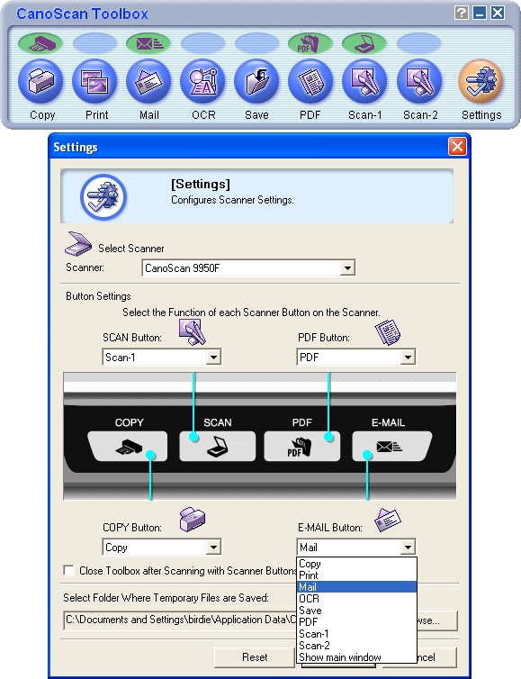 CanoScan Toolbox, ScanGear CS