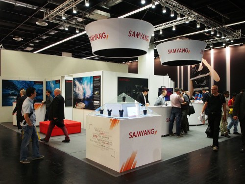 Samyang stand a 2014-es Photokinán