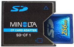 Minolta SD-CF adapter