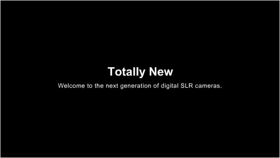Teljesen új: Üdvözöljük a digitális tükörreflexes fényképezőgépek új generációjánál