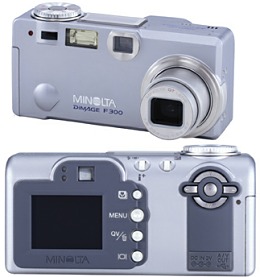 5 Mpixeles kompakt fényképezőgép a Minoltától