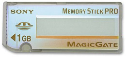 MemoryStick Pro, akár 1 GB kapacitással