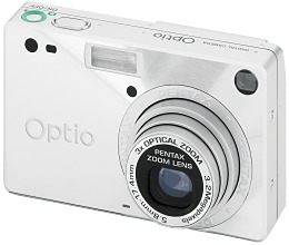 3 Mpixeles ultra-kompakt fényképezőgép a Pentaxtól
