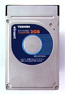 Toshiba 2 GB-os PCMCIA merevlemez