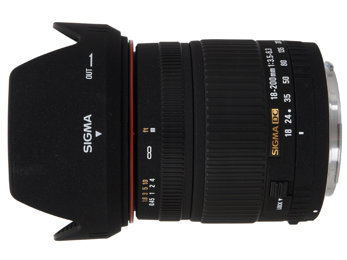 Sigma 18200mm f/3,56,3 DC objektív