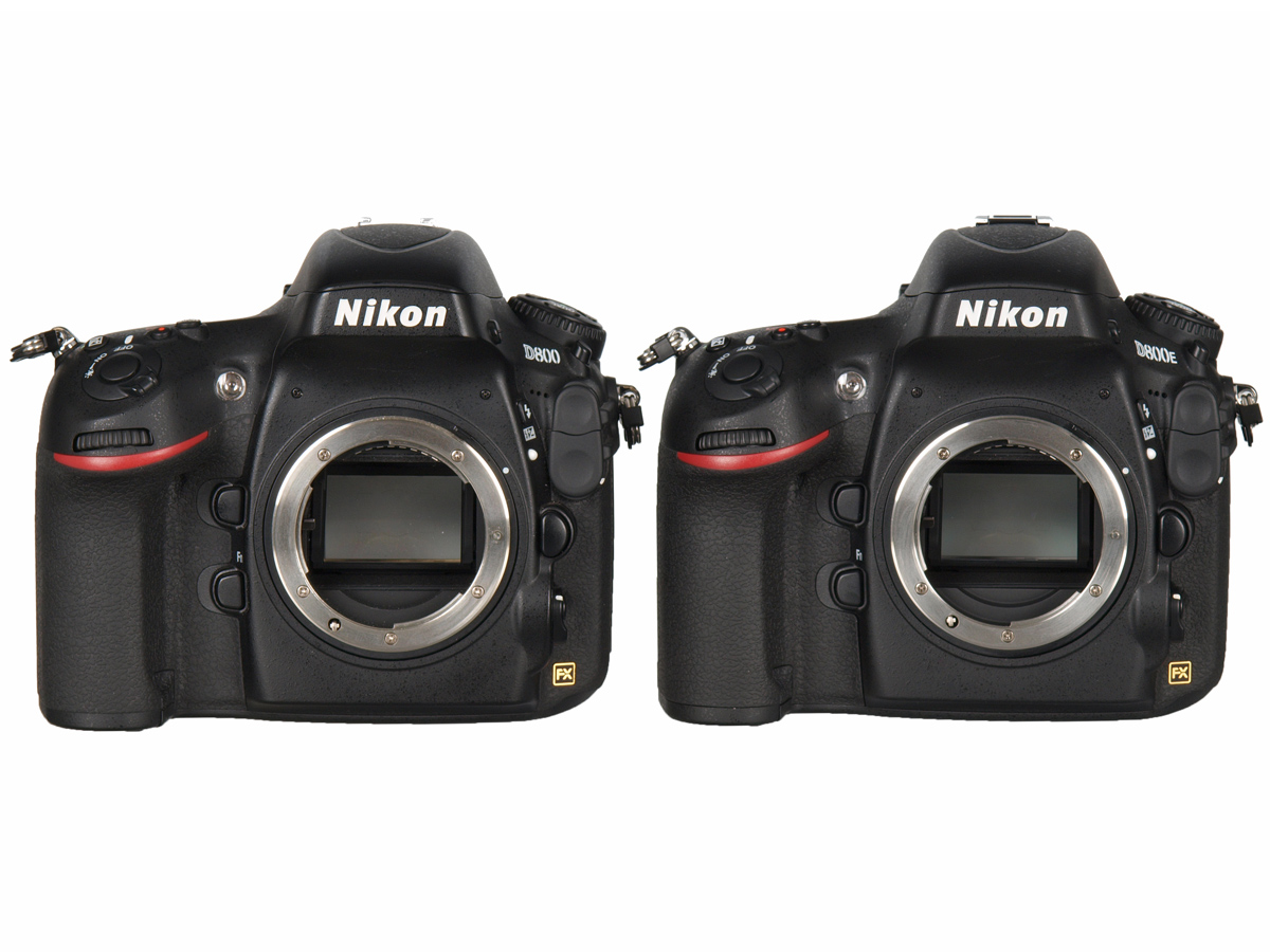 Nikon D800 vs. D800E - Pixinfo.com