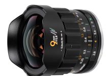 Halszem APS-C MILC-ekhez: AstrHori 9mm f/2,8