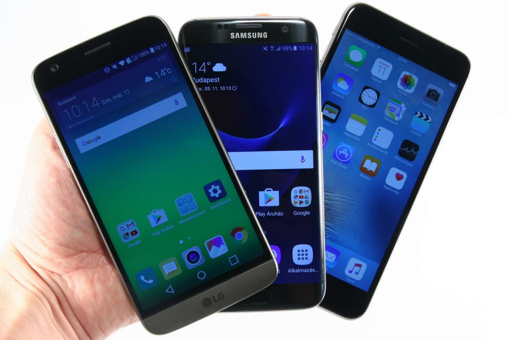 LG G5 vs. Samsung Galaxy S7 vs. iPhone 6s Plus