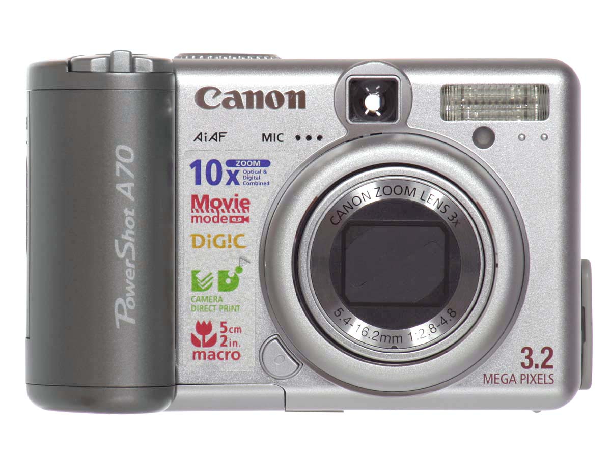Canon PowerShot A70 adatlap, vélemények