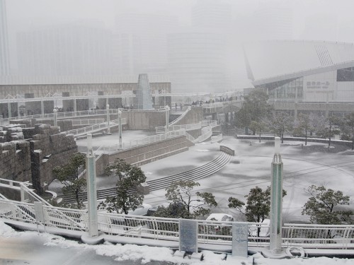 hóesés Jokohamában