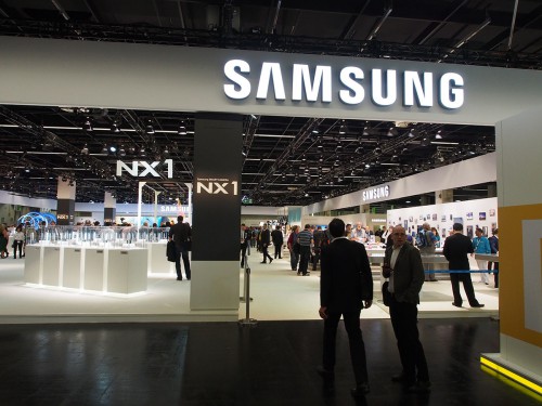 Samsung stand a 2014-es Photokinán