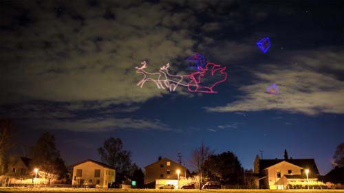 Drone Light Painting