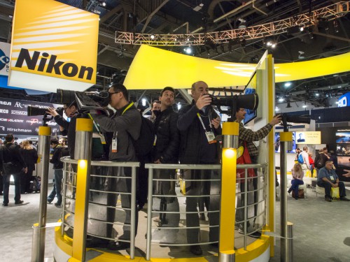 Nikon stand, CES 2016